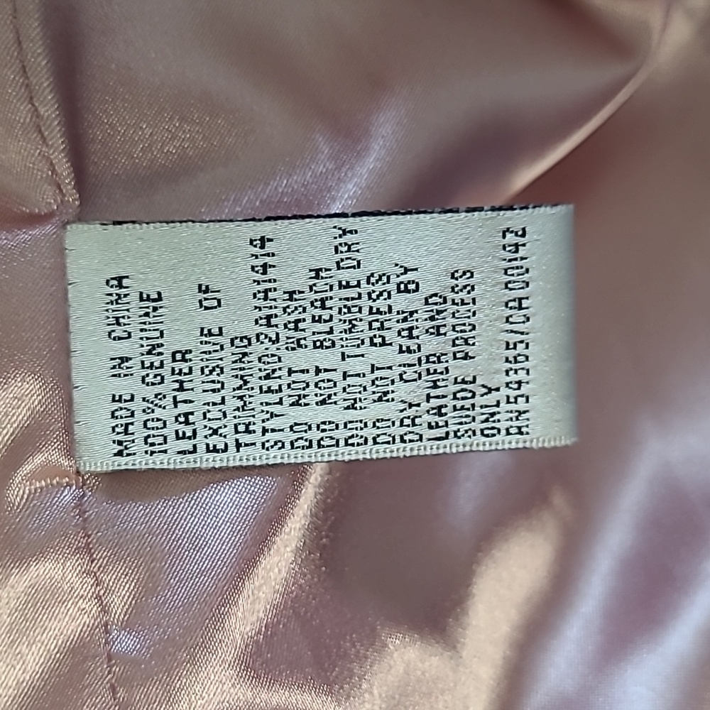 Pink Leather Jacket - Picture 5 of 5